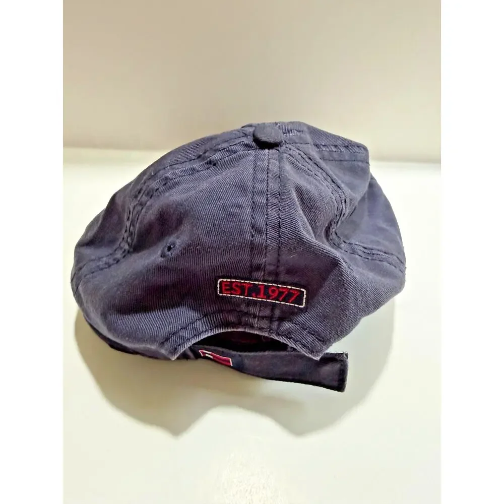 Bugle Boy Hat Cap Strap Back Embroidered Flag Dad 90s Y2K useed